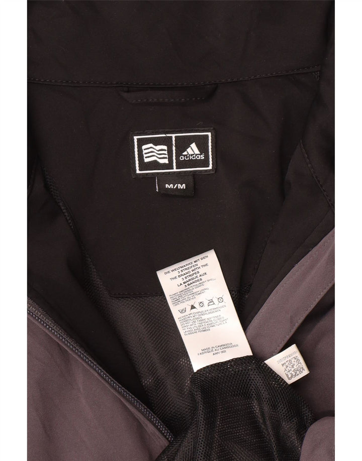 Adidas Veste de survêtement pour homme Gris moyen Polyester Sports