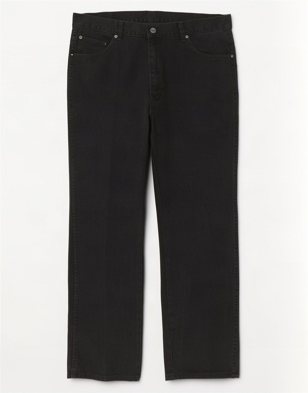 Wrangler Jean droit coupe droite W40 L32 pour homme en coton noir