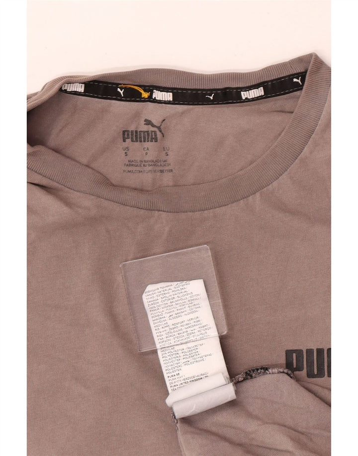 Puma T-Shirt Homme Gris Petit Coton
