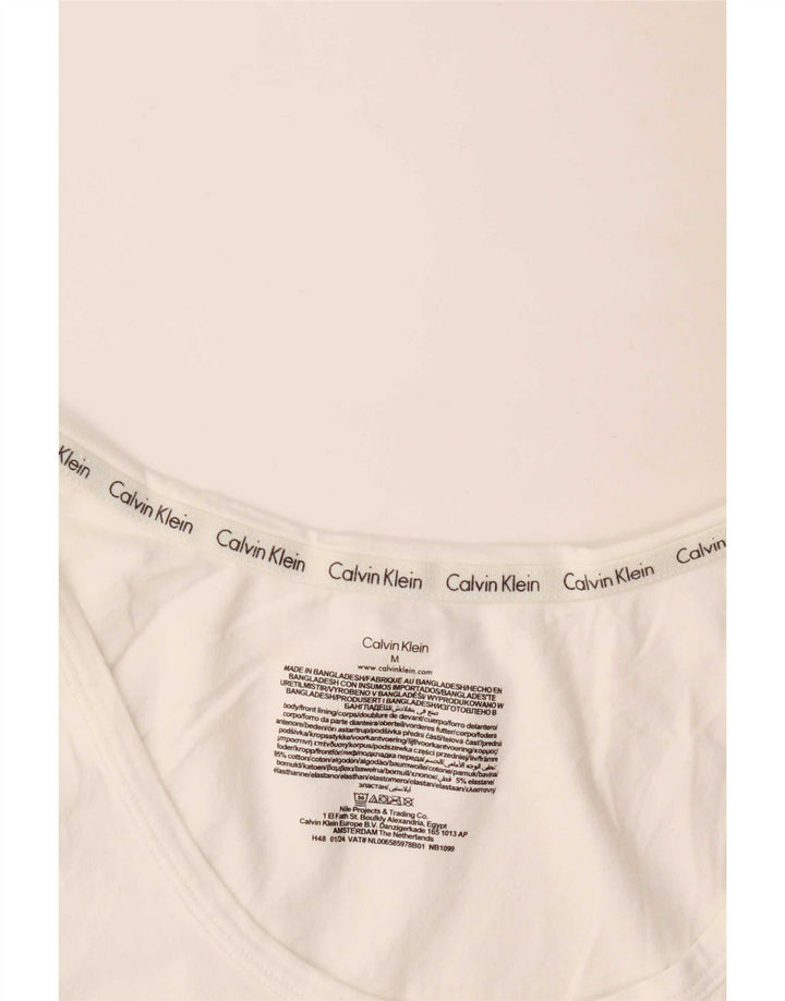 Calvin Klein Débardeur Homme Blanc Moyen Coton