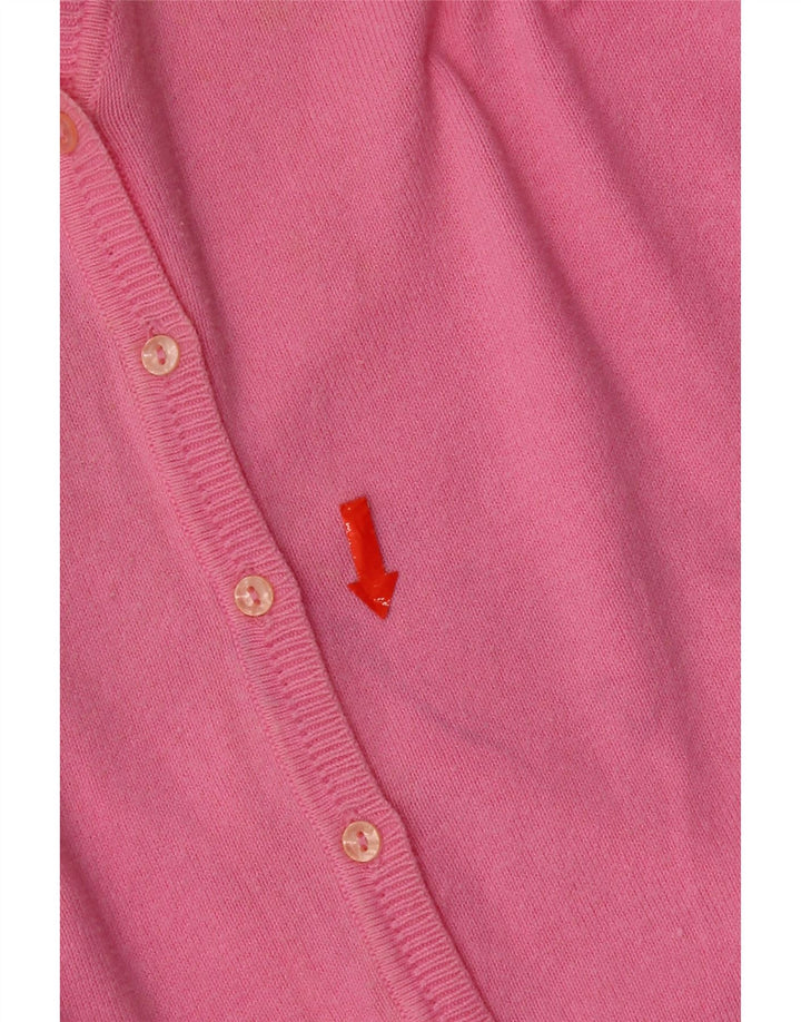 Zara Cardigan Femme Pull UK 10 Petit Rose