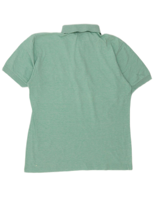 Sergio Tacchini Polo Homme Vert Moyen Moucheté Coton