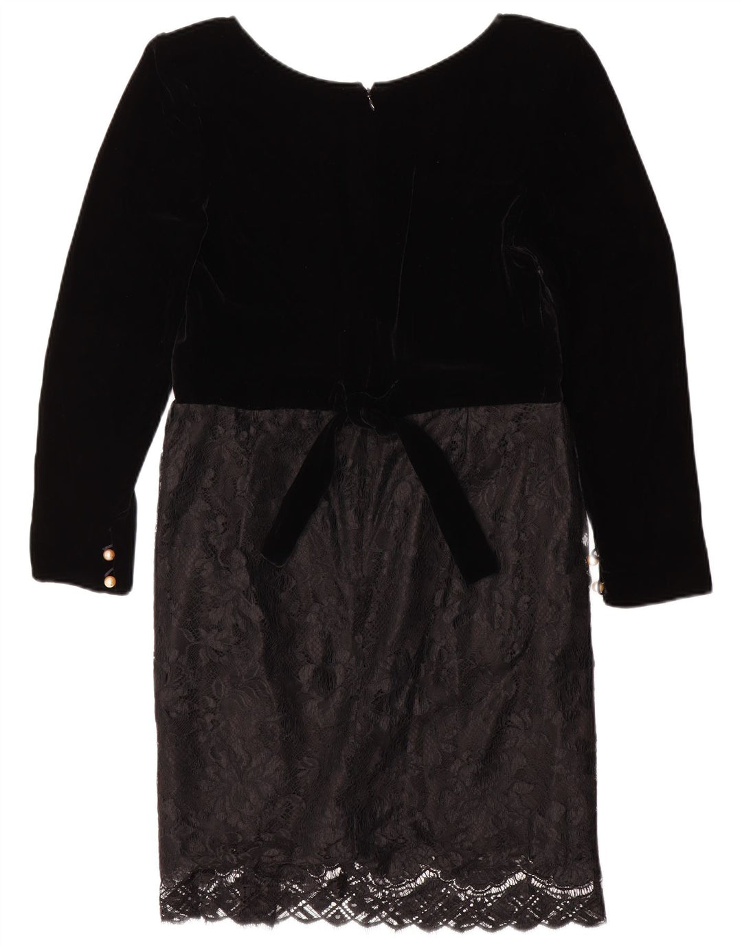 Clara Della Giovanna Robe droite à manches longues pour femme IT 44 Noir moyen