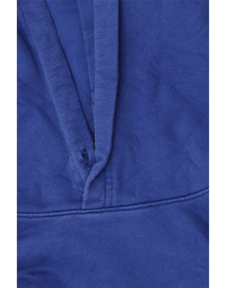CHAMPION Pull à Capuche Graphique Homme Bleu Moyen Coton
