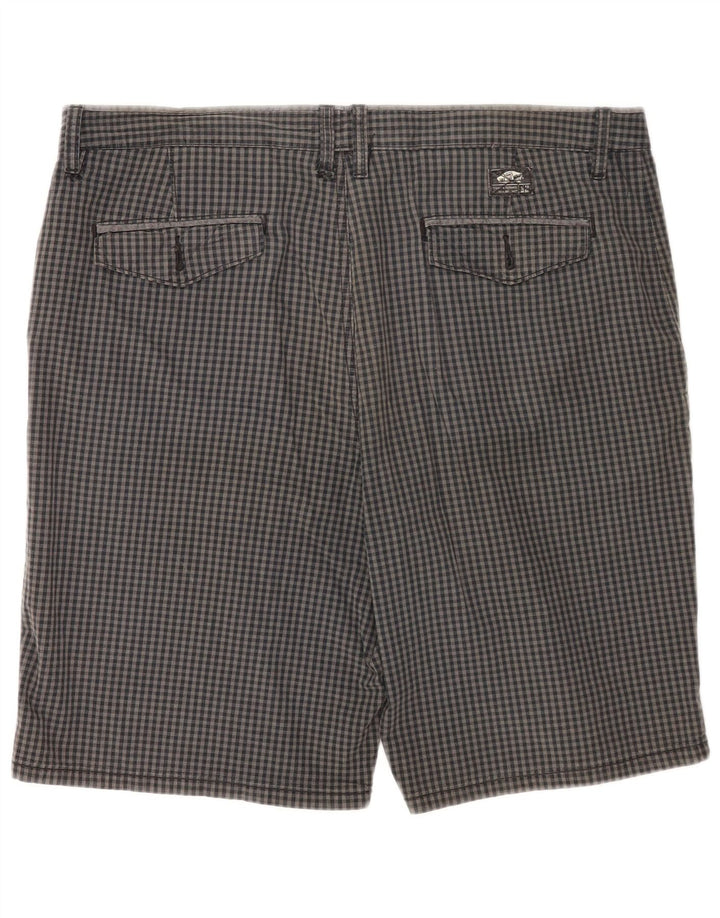 Vans Short chino W36 pour homme en coton vichy gris moyen