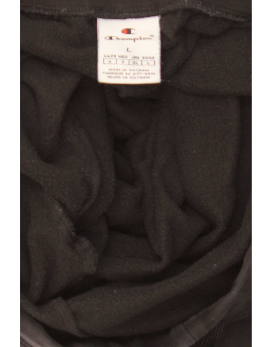 Champion Pantalon de survêtement pour homme Noir Taille L