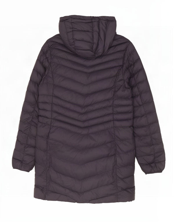 Mountain Warehouse Manteau rembourré à capuche pour femme UK 14 Medium Bleu Marine Nylon
