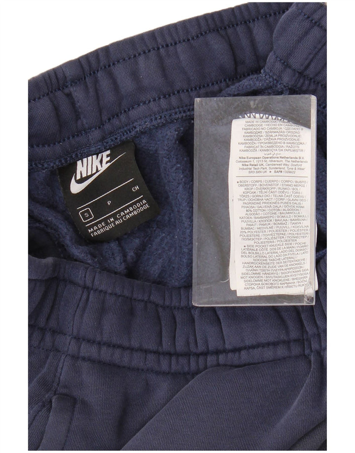 NIKE Pantalon de survêtement pour homme Joggers Small Bleu marine Coton