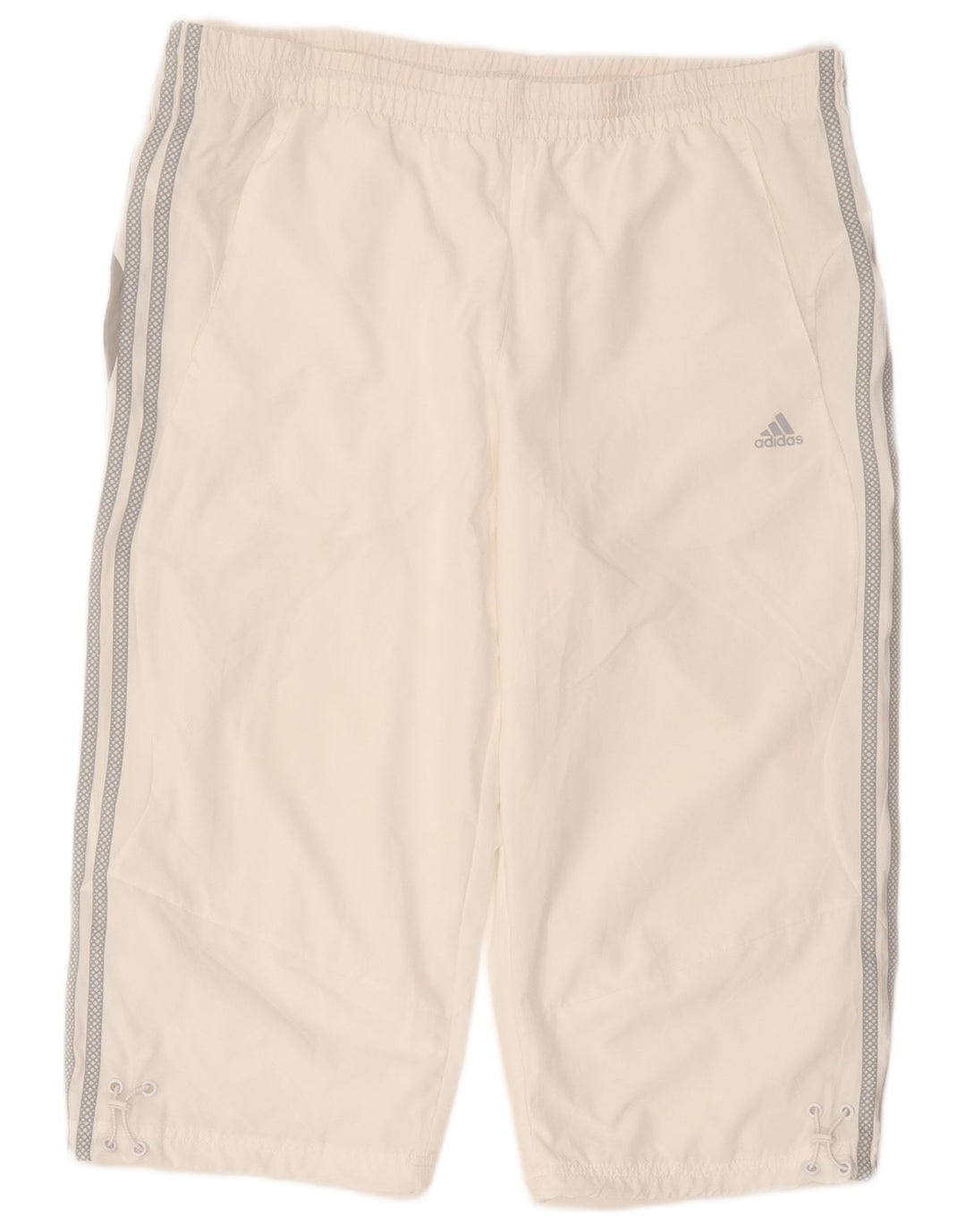 Adidas Hommes Climalite Sport Shorts Grand Blanc Polyester