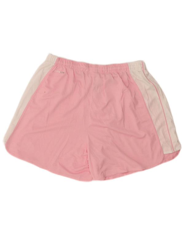 ADIDAS Short de sport Climalite pour femme UK 14 Large Rose Colourblock