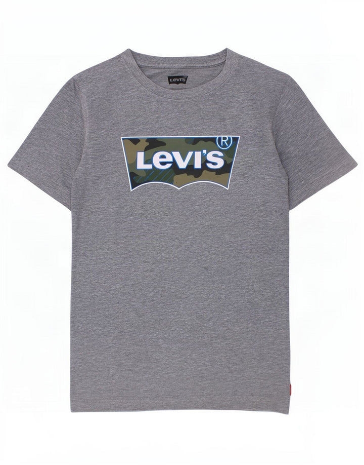 Levi's T-Shirt Graphique Garçon 13-14 ans Gris