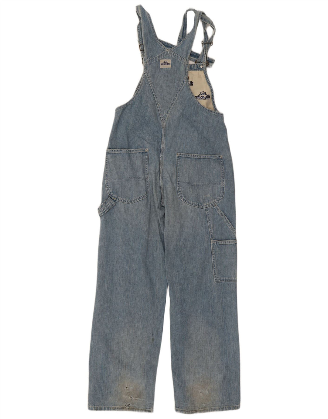 Lee Salopette Jeans Homme Petit W32 L30 Bleu Coton