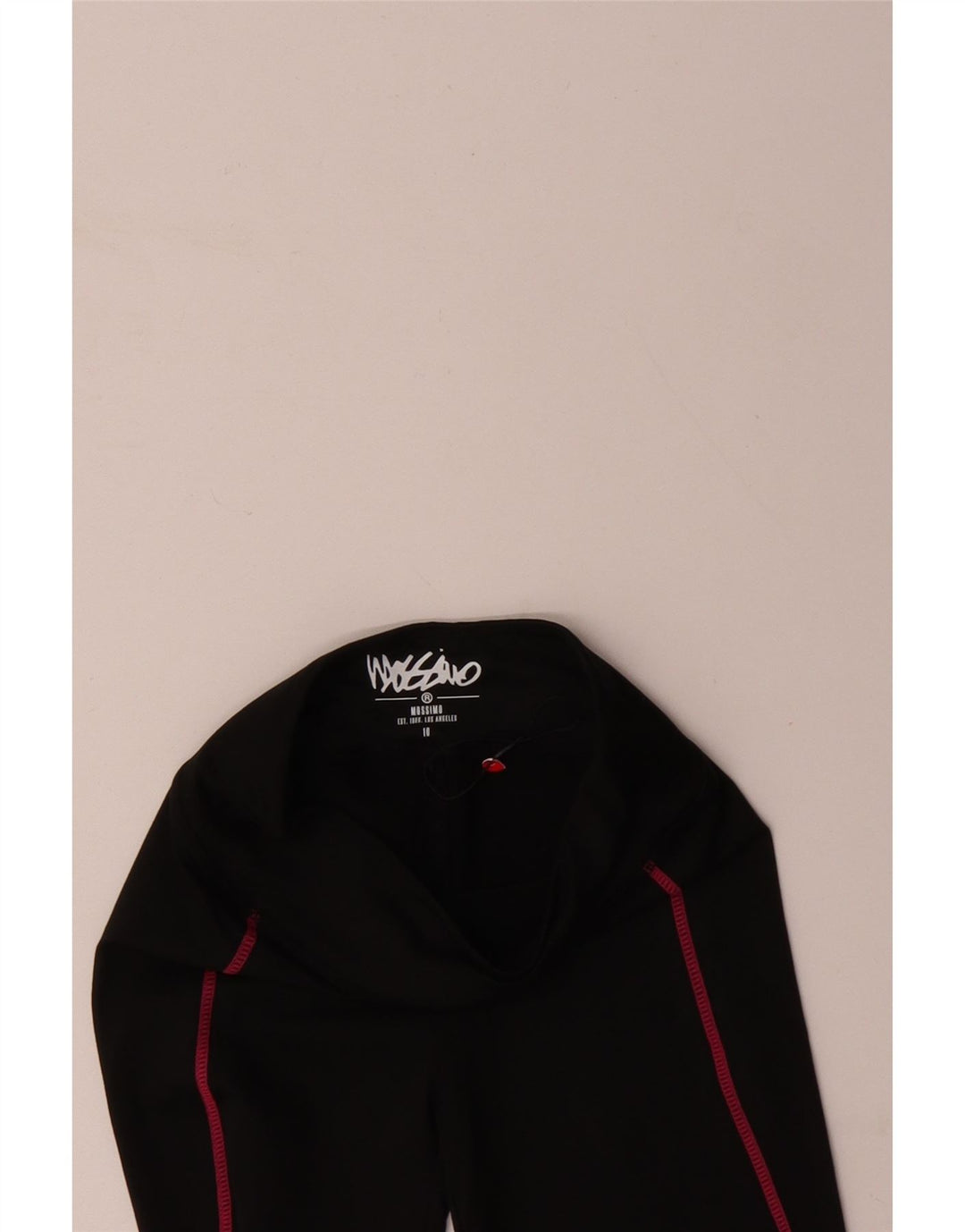 MOSSIMO Legging Graphique Fille 9-10 Ans Noir