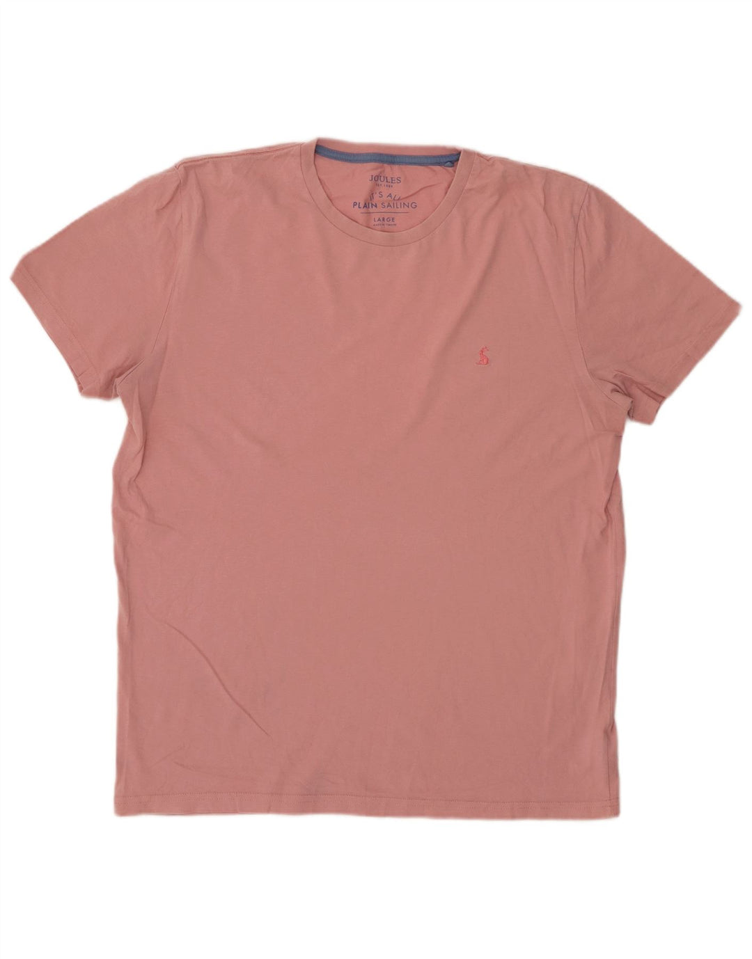 JOULES T-Shirt Homme Top Large Rose Coton