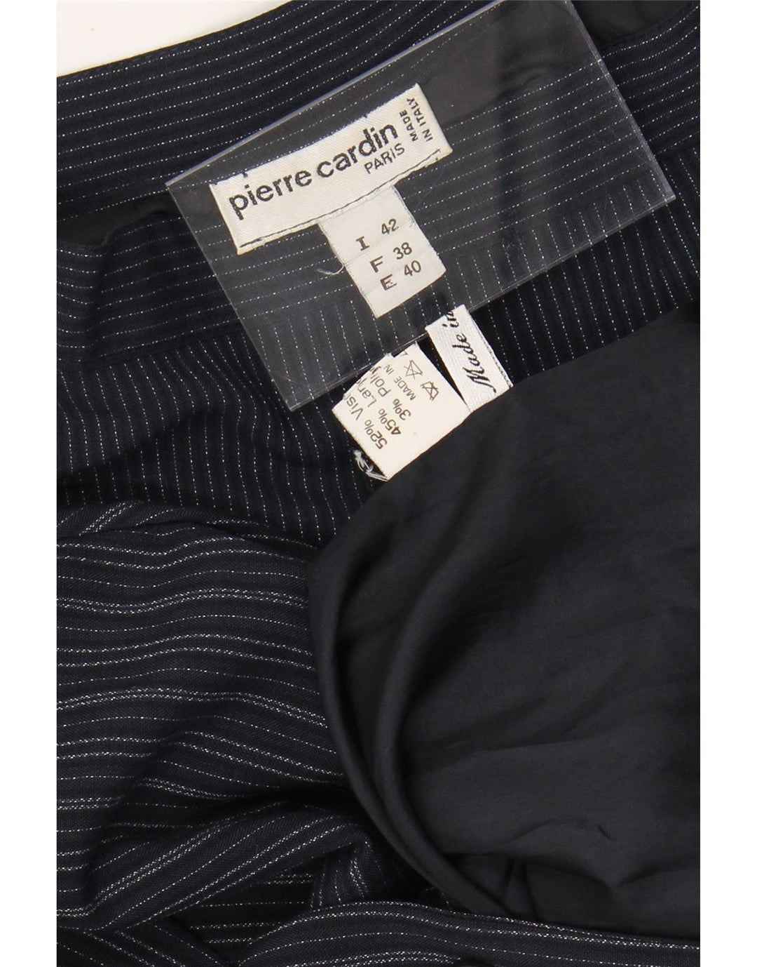 PIERRE CARDIN Ensemble jupe 2 pièces pour femme IT 42 Medium W25 L20 Bleu marine