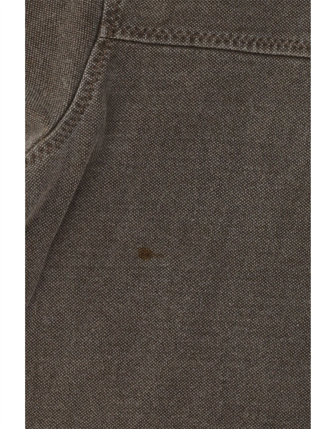 Fat Face Sweat-shirt à col zippé pour homme en coton gris Taille L