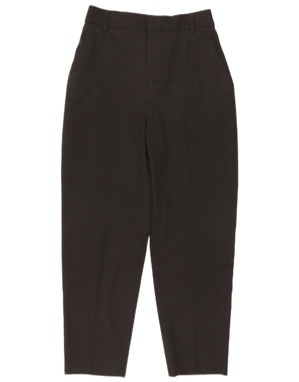 Zara Pantalon de costume fuselé taille haute pour femme EU 32 2XS W22 L24 Noir