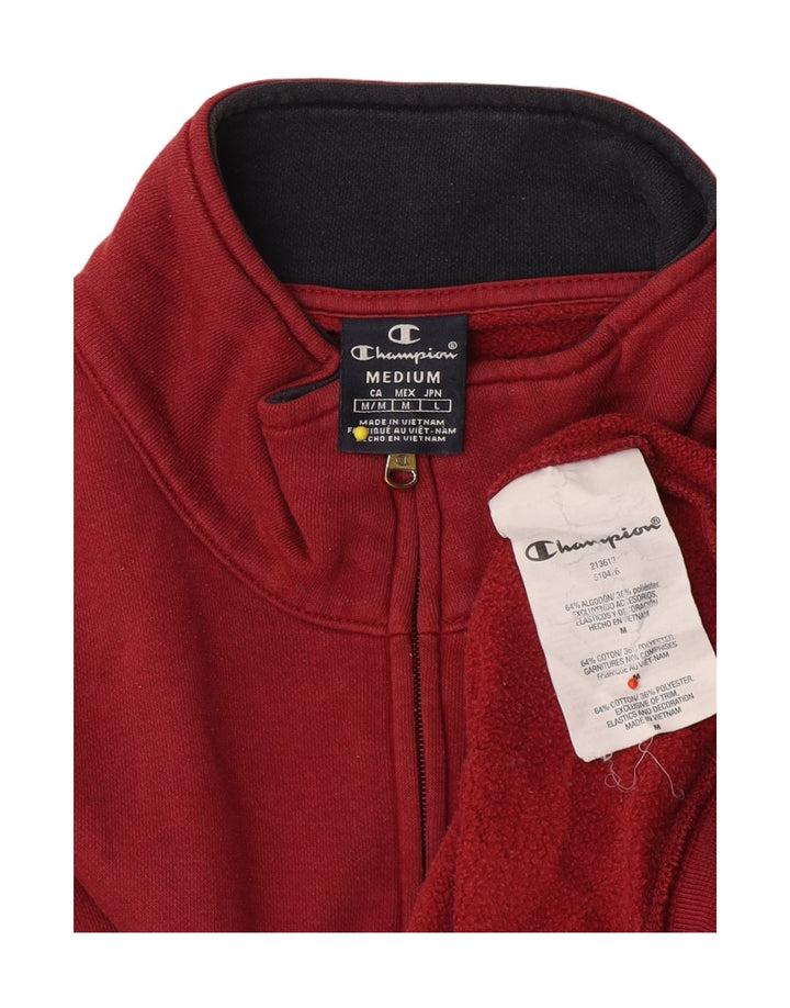 Champion Veste de Survêtement Homme Rouge Moyen Coton