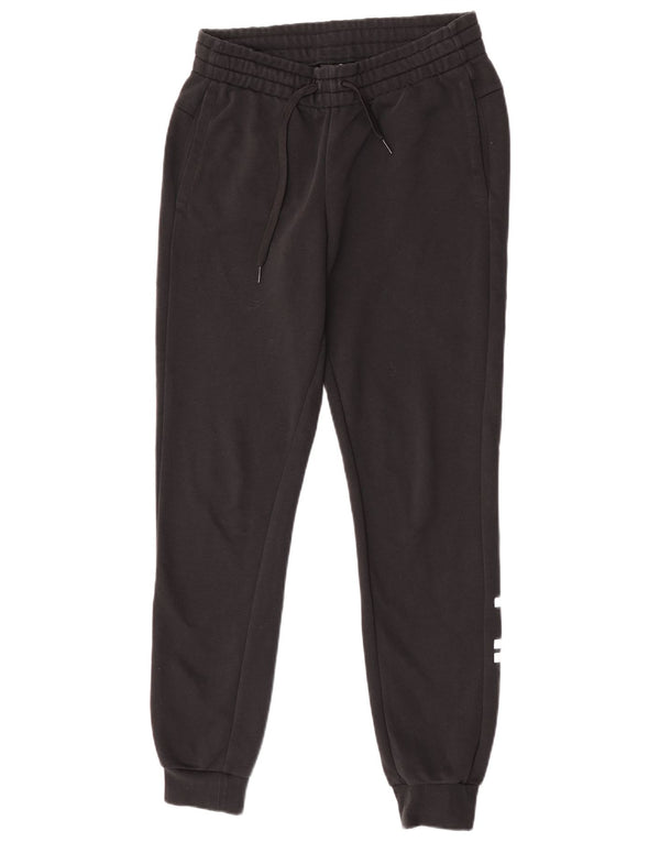 Adidas Pantalon de survêtement pour femme Joggers UK 8/10 Petit coton noir