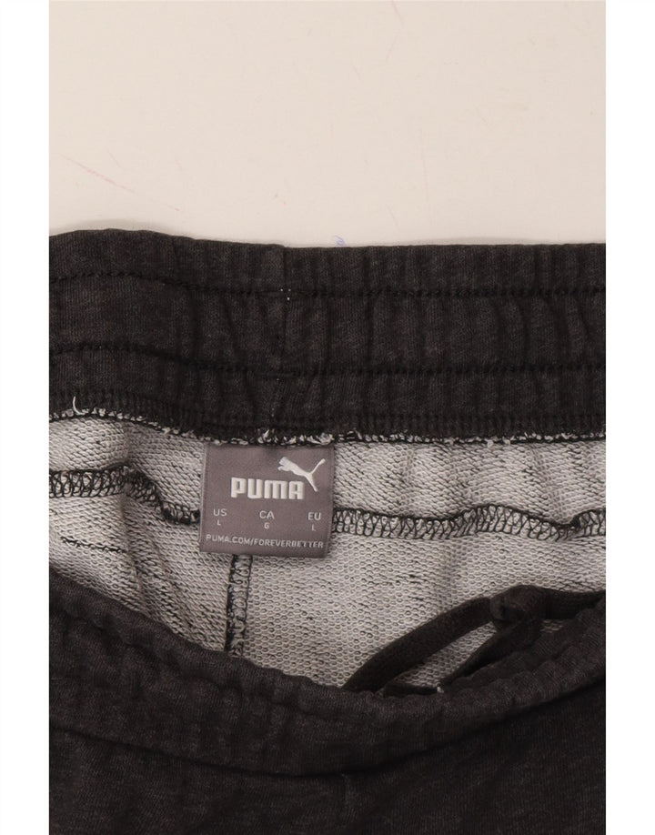 PUMA Mens Tracksuit Trousers Joggers Large Grey Cotton Vintage Puma and Second-Hand Puma from Messina Hembry 
