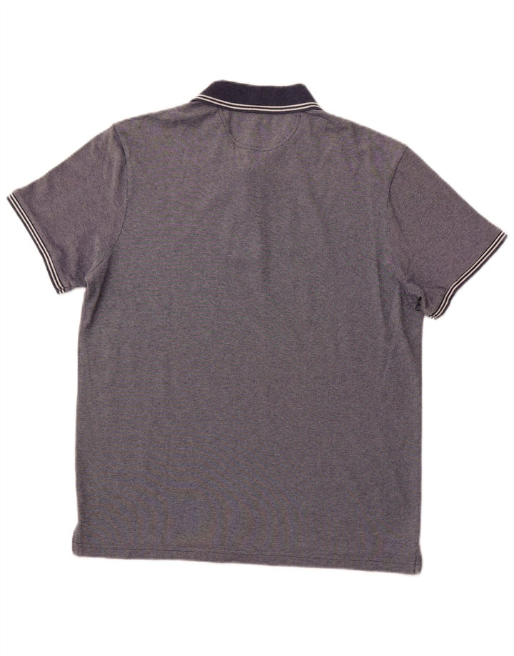 CHAMPION Polo Easy Fit Homme Bleu Marine Large