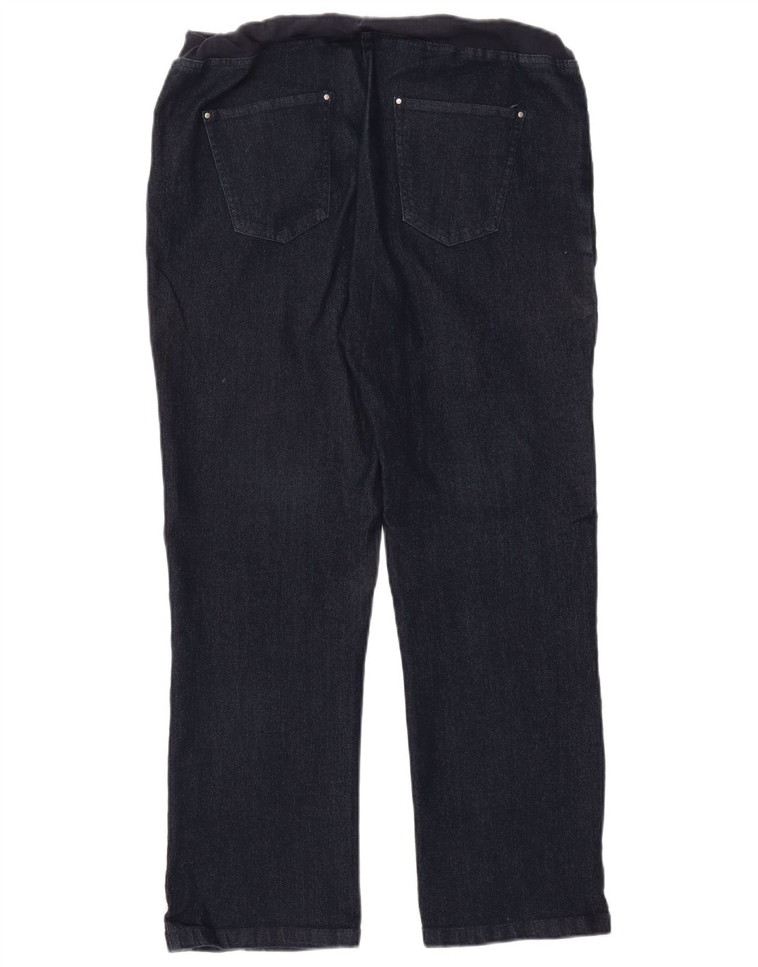 COTTON TRADERS Jean droit pour femme UK 14 Medium W30 L27 Bleu marine Coton