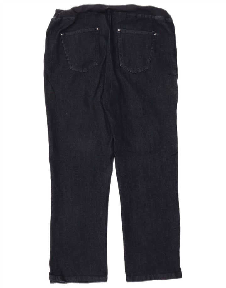 COTTON TRADERS Jean droit pour femme UK 14 Medium W30 L27 Bleu marine Coton