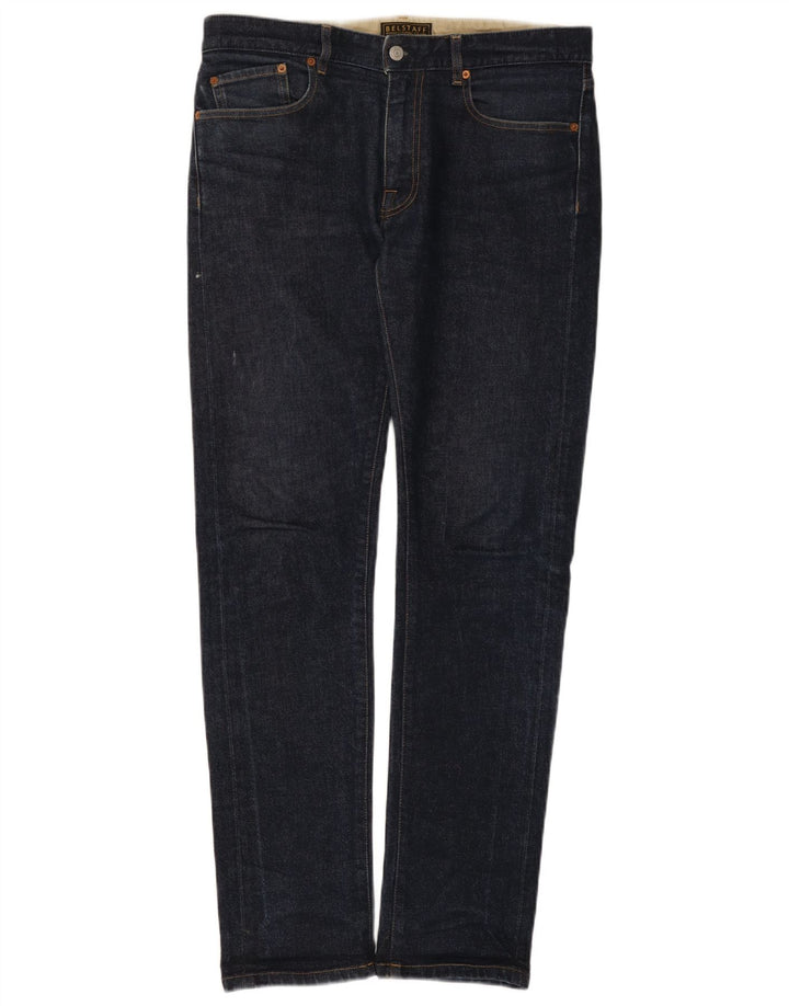 Belstaff Jean Slim Homme W31 L32 Bleu Marine Coton