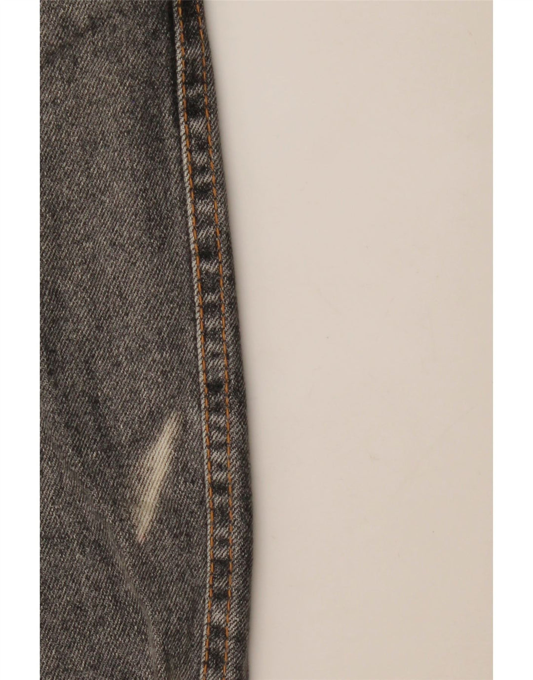 vintage Femme Taille Haute Tapered Jeans IT 46 Large W28 L29 Coton Gris