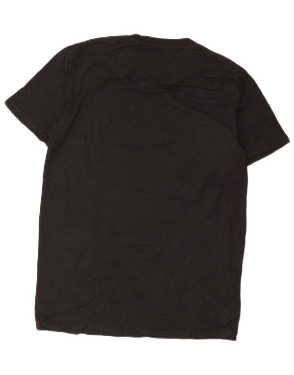 Volcom T-shirt graphique pour hommes, petit haut en coton noir