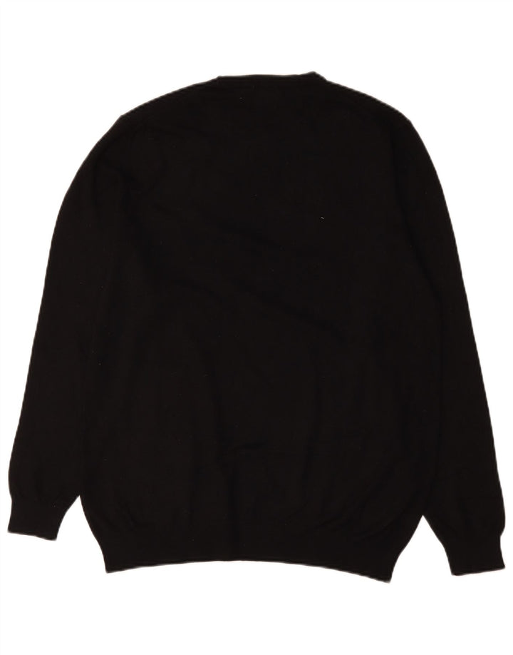 Zara Pull Col Rond Homme Noir Moyen Viscose