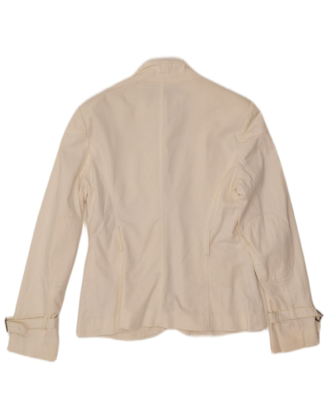 Veste utilitaire femme ZARA UK 12 coton blanc moyen