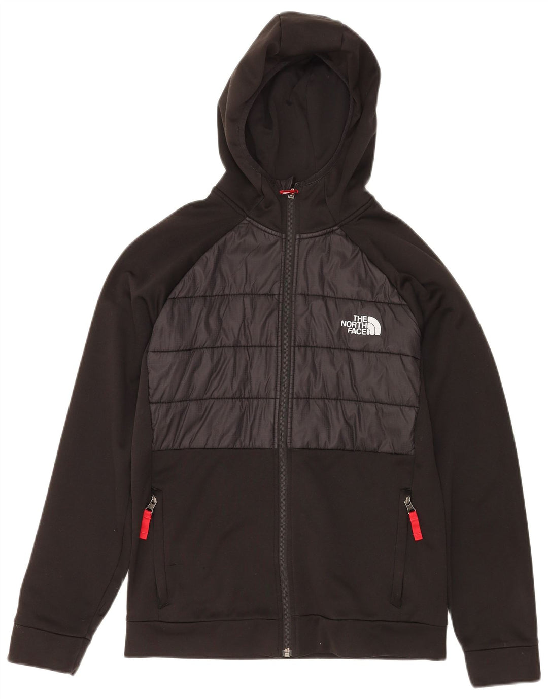 THE NORTH FACE Pull à capuche zippé pour garçon 14-15 ans XL Noir Colourblock