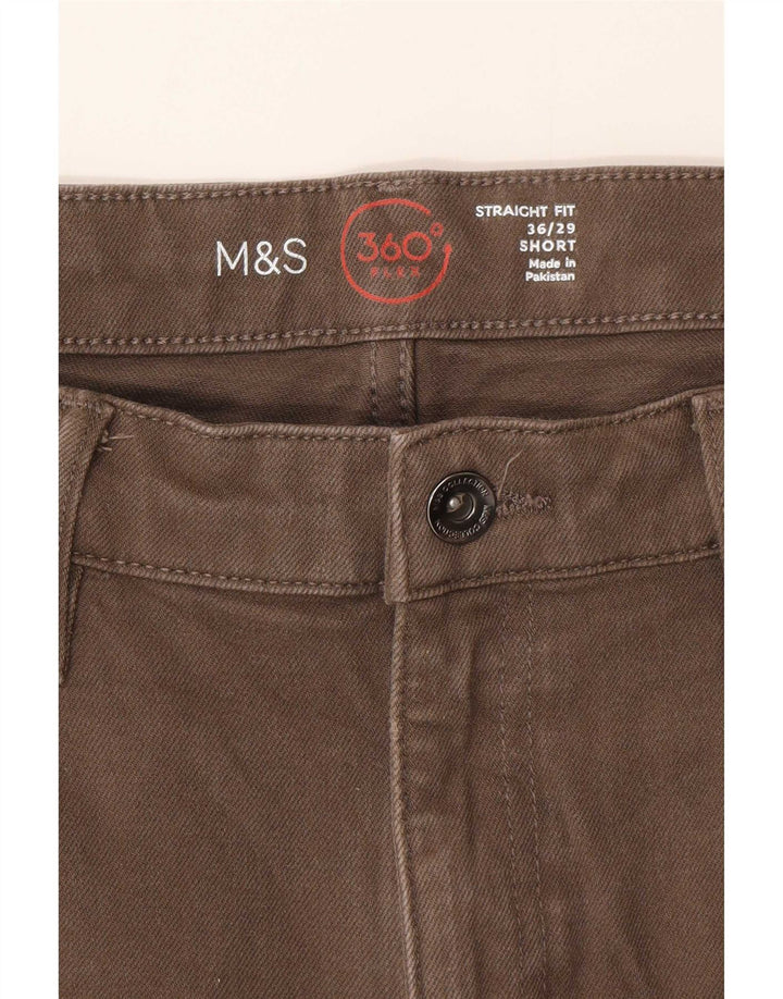 Marks & Spencer Jean droit homme W36 L29 marron coton