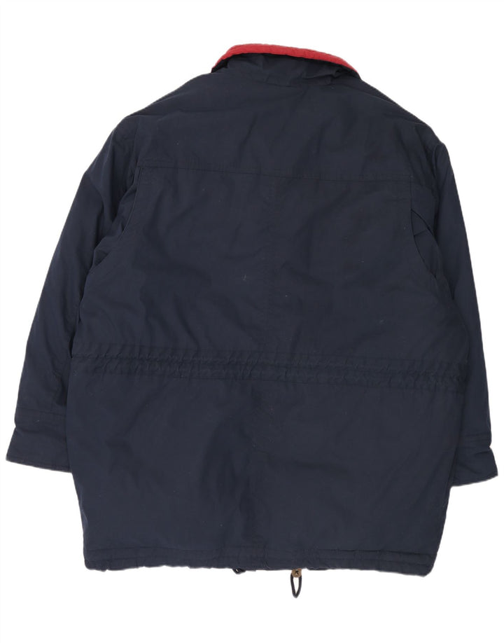 Conte Massimo Veste matelassée pour homme IT 56 3XL Bleu marine Colourblock Coton