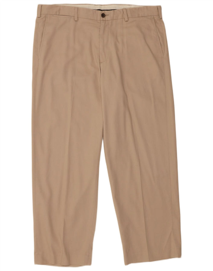 EDDIE BAUER Pantalon Chino Droit Homme W38 L30 Coton Beige
