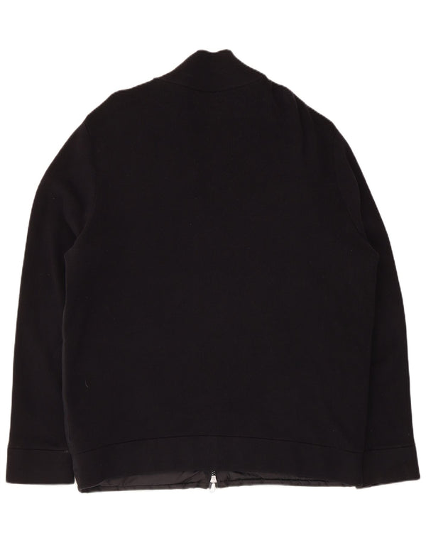 Massimo Dutti Veste Bomber Homme UK 42 XL Coton Noir