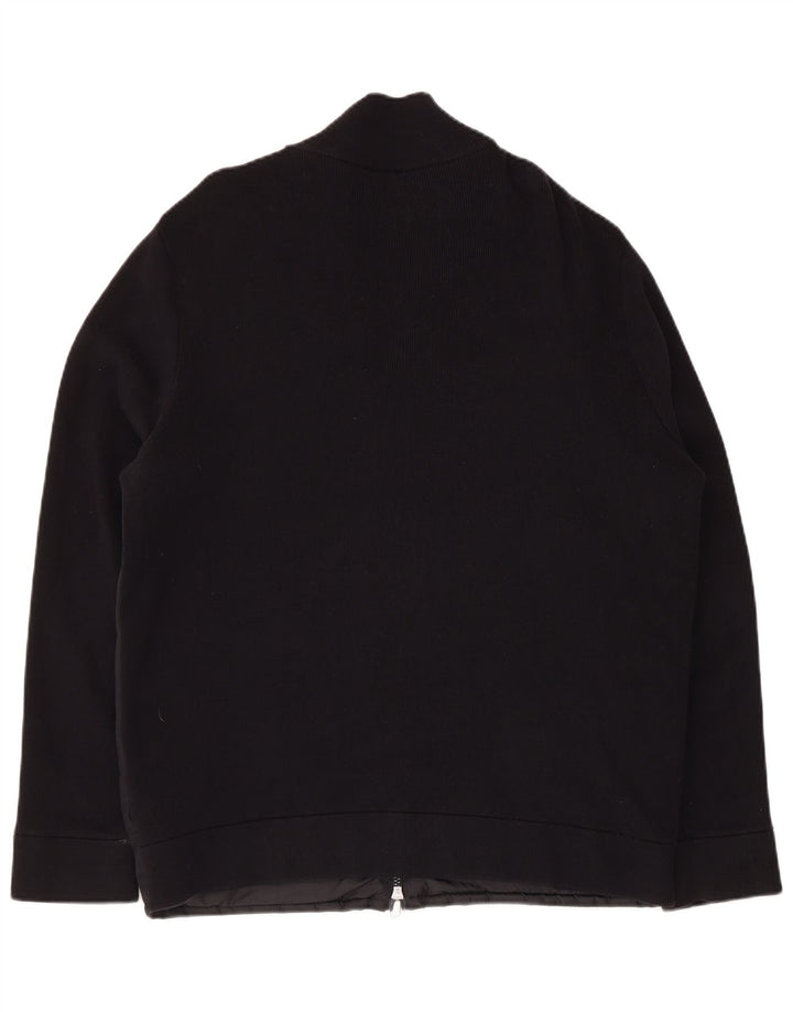 Massimo Dutti Veste Bomber Homme UK 42 XL Coton Noir