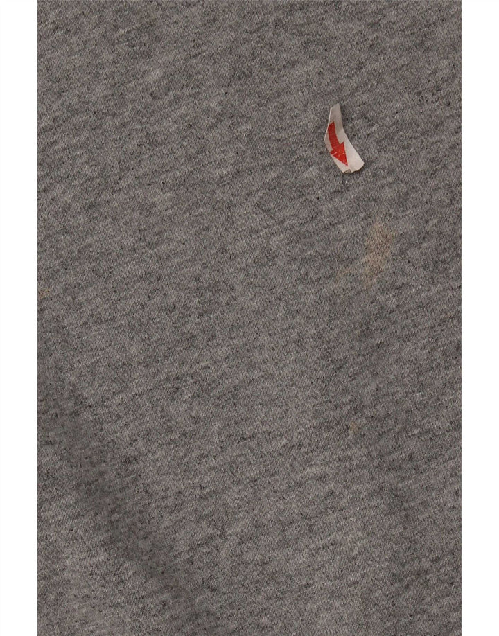 Adidas Sweat-shirt pour femme UK 12/14 Gris moyen en coton
