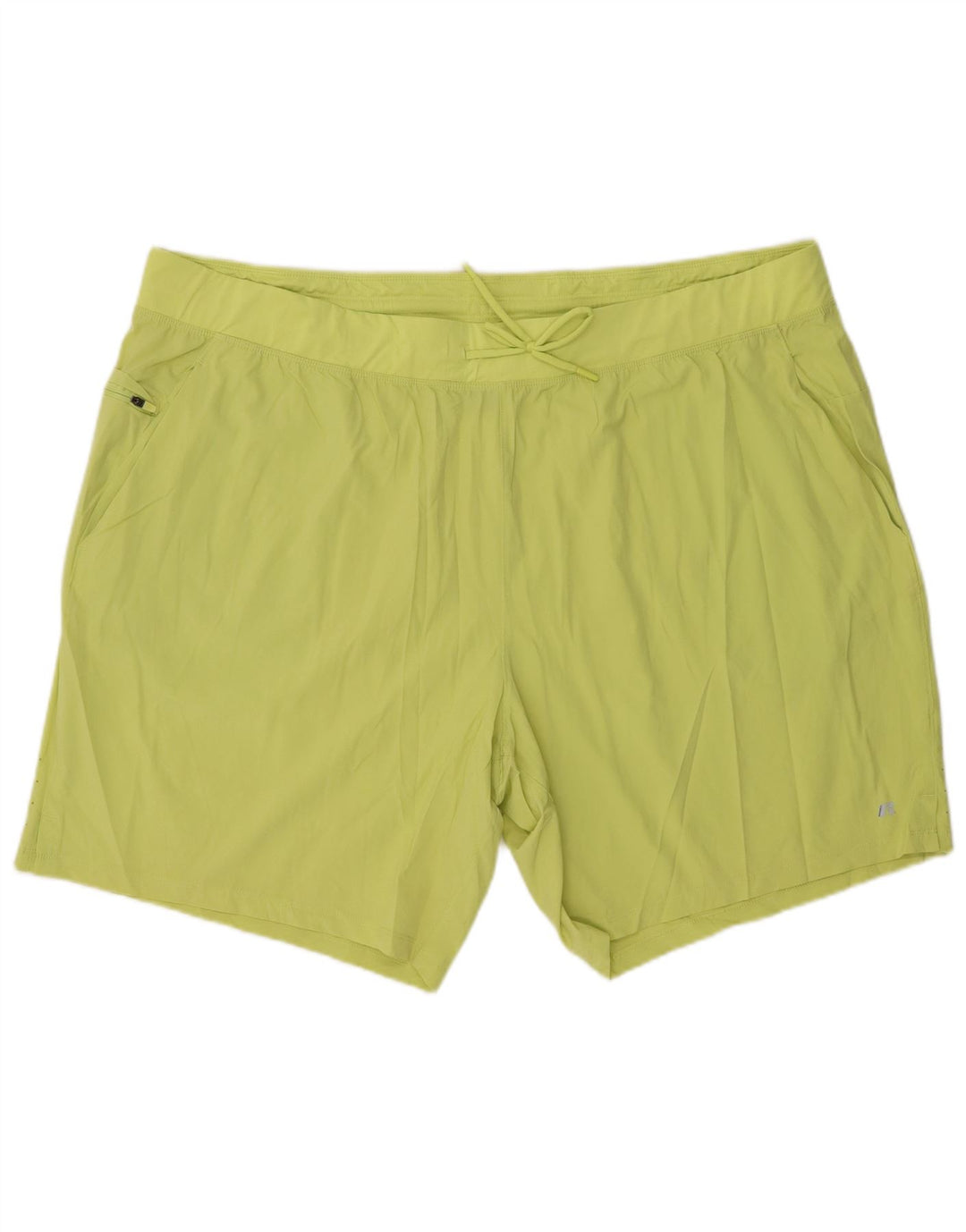 Russell Athletic Short de sport pour homme 3XL Jaune Polyester
