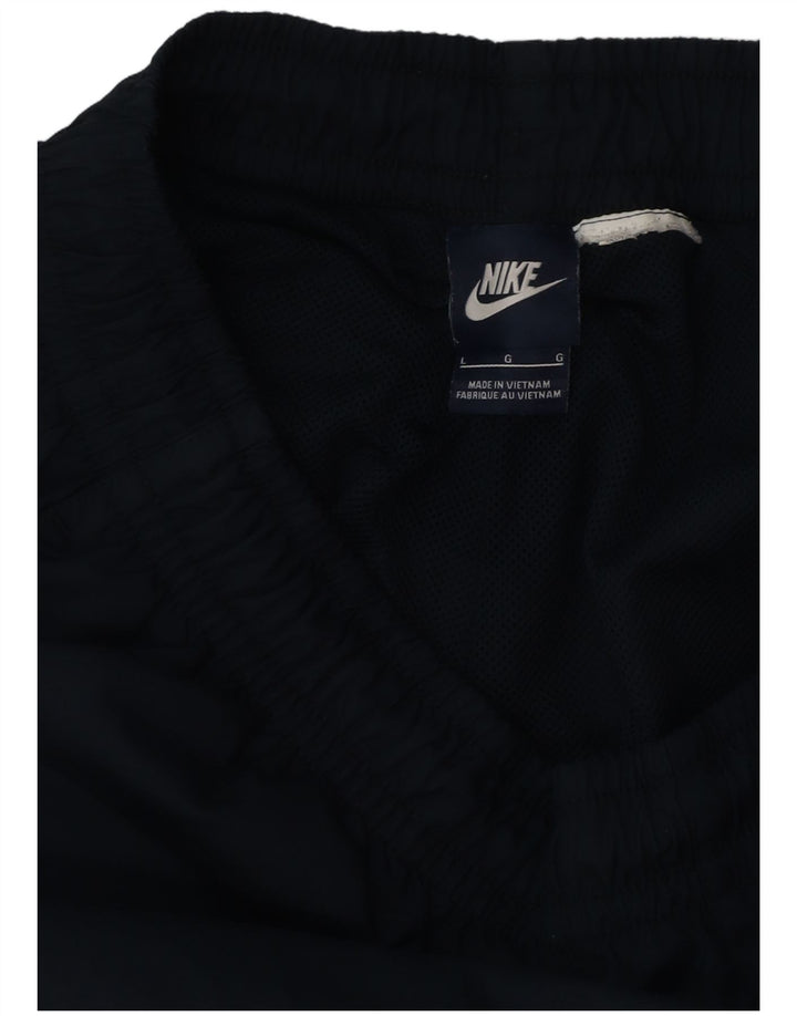 Short de sport Nike pour hommes, grand, bleu marine, polyester
