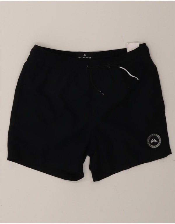 Quiksilver Short de Bain Garçon 11-12 ans Moyen Noir Polyester