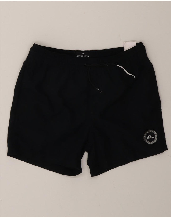 Quiksilver Short de Bain Garçon 11-12 ans Moyen Noir Polyester
