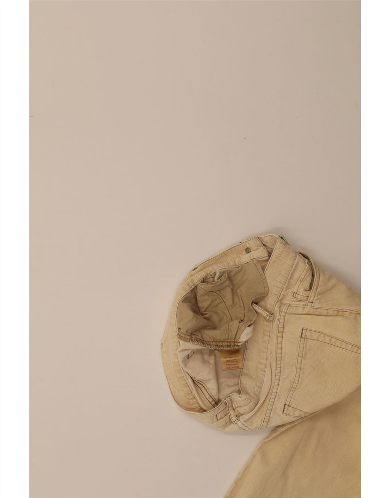 FCUK Womens Bootcut Corduroy Trousers US 10 Large W32 L28 Beige Cotton Vintage Fcuk and Second-Hand Fcuk from Messina Hembry 