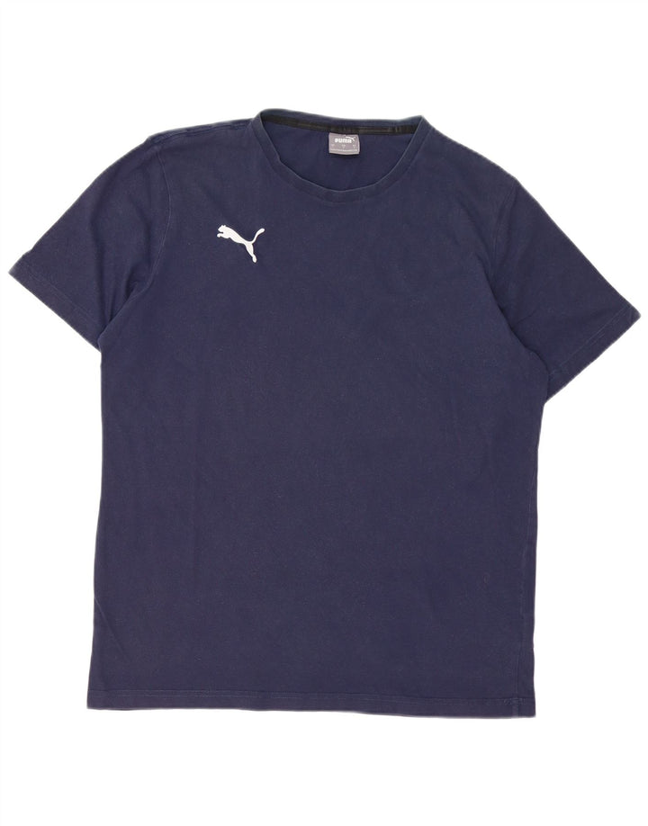 Puma T-Shirt Homme Haut Large Bleu Marine Coton