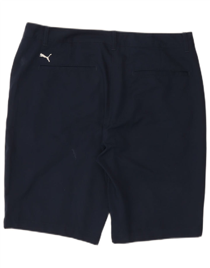 Puma Short Chino Homme W34 Large Bleu Marine Polyester