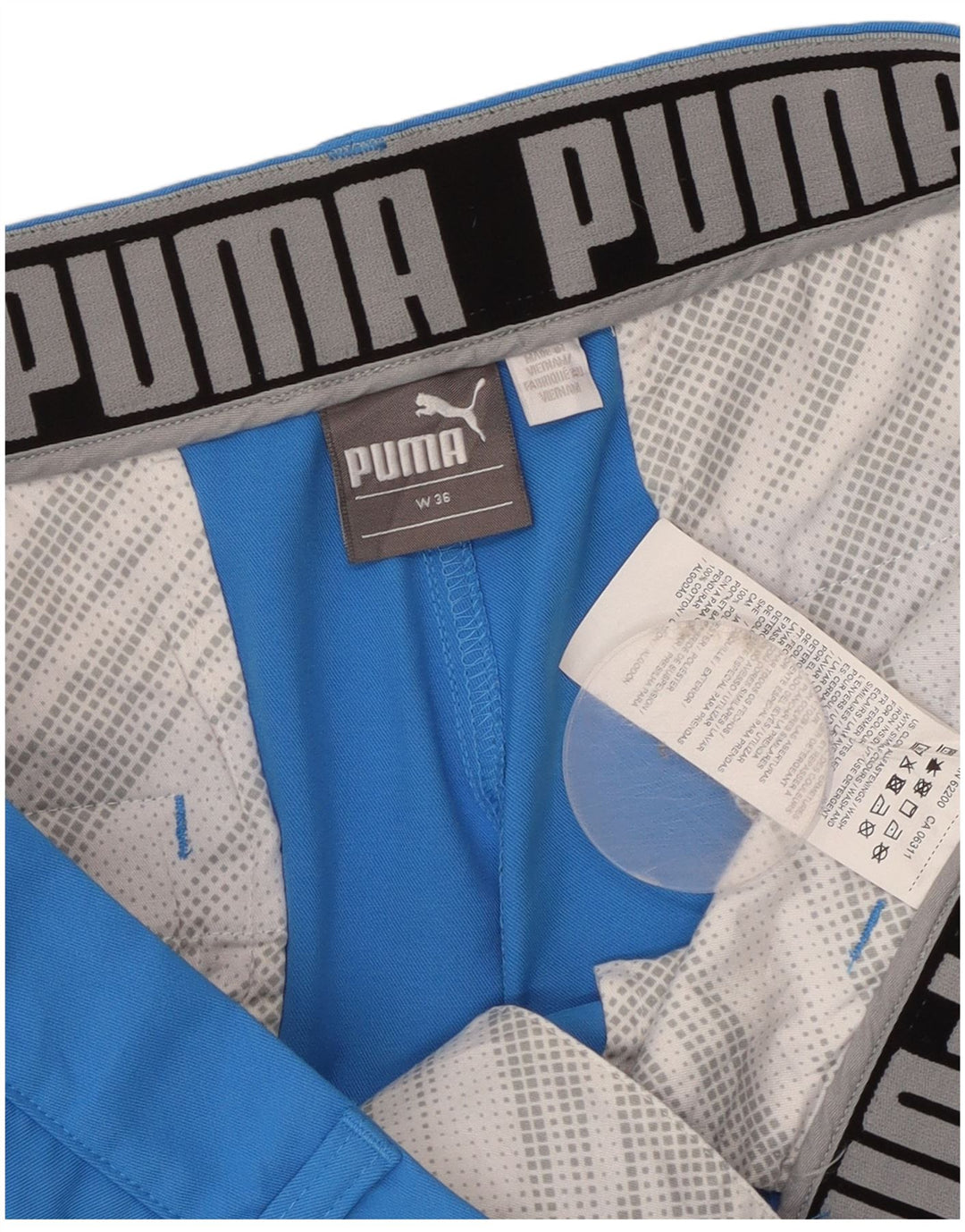 Puma Short Chino Homme W36 Large Bleu Polyester