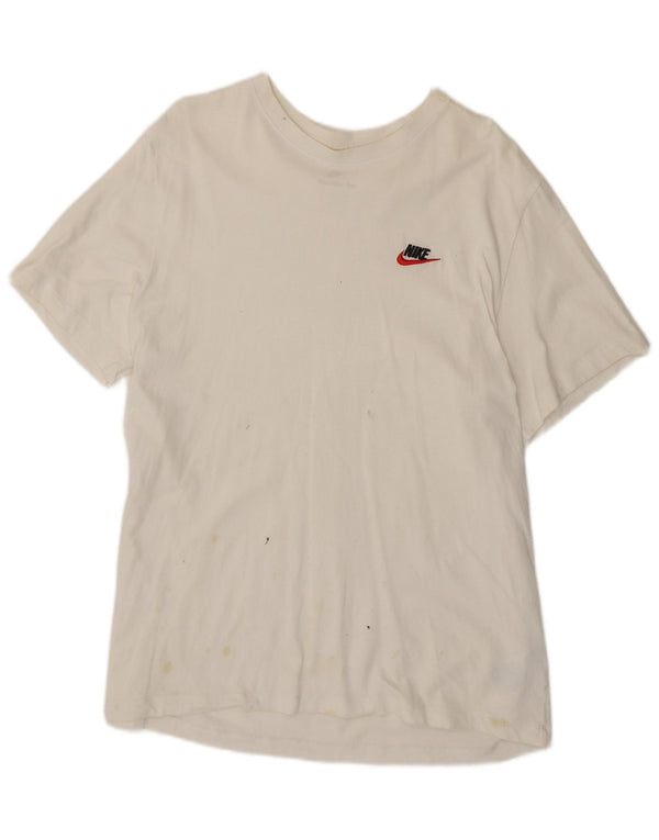 Nike T-Shirt Homme Haut XL Coton Blanc