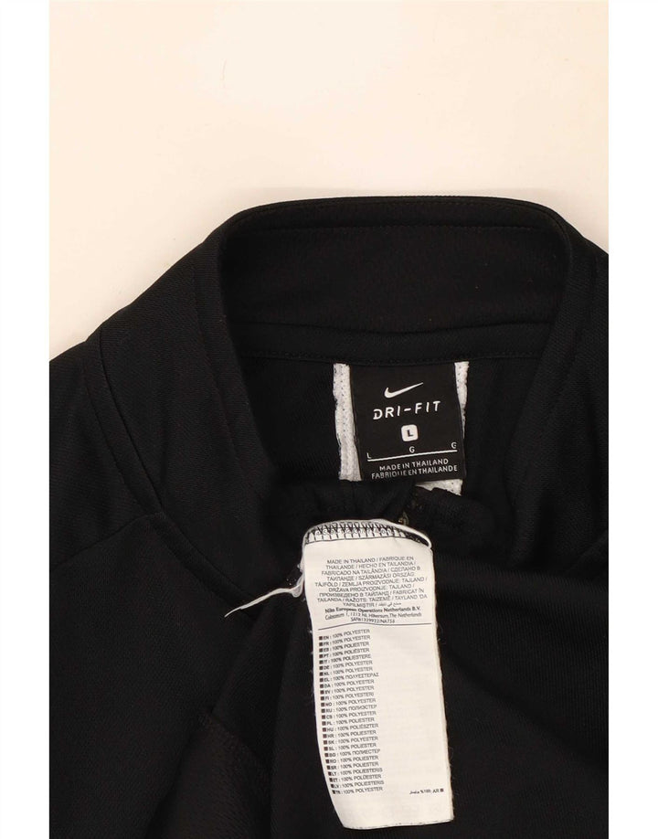 Nike Hommes Dri Fit Survêtement Top Veste Large Noir Colorblock Polyester