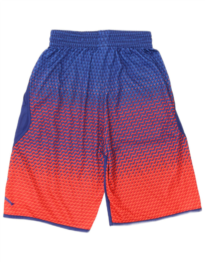 Jordan Short de sport Dri Fit pour homme Taille S Bleu marine Colorblock Polyester